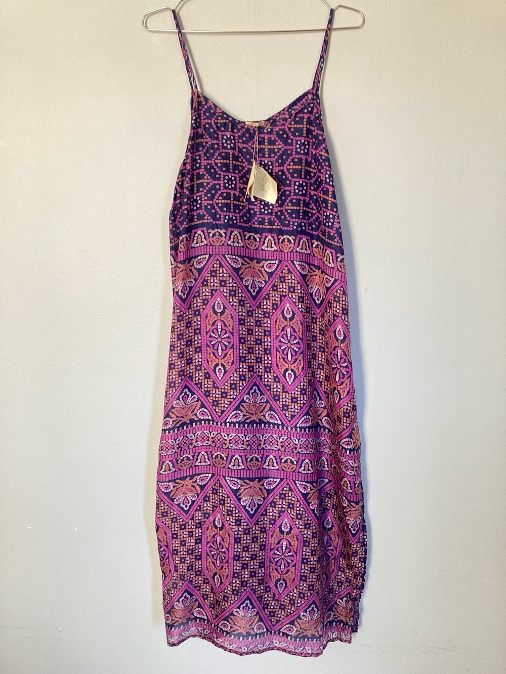 matta ny 100% silk saree dress size large new with tags resort